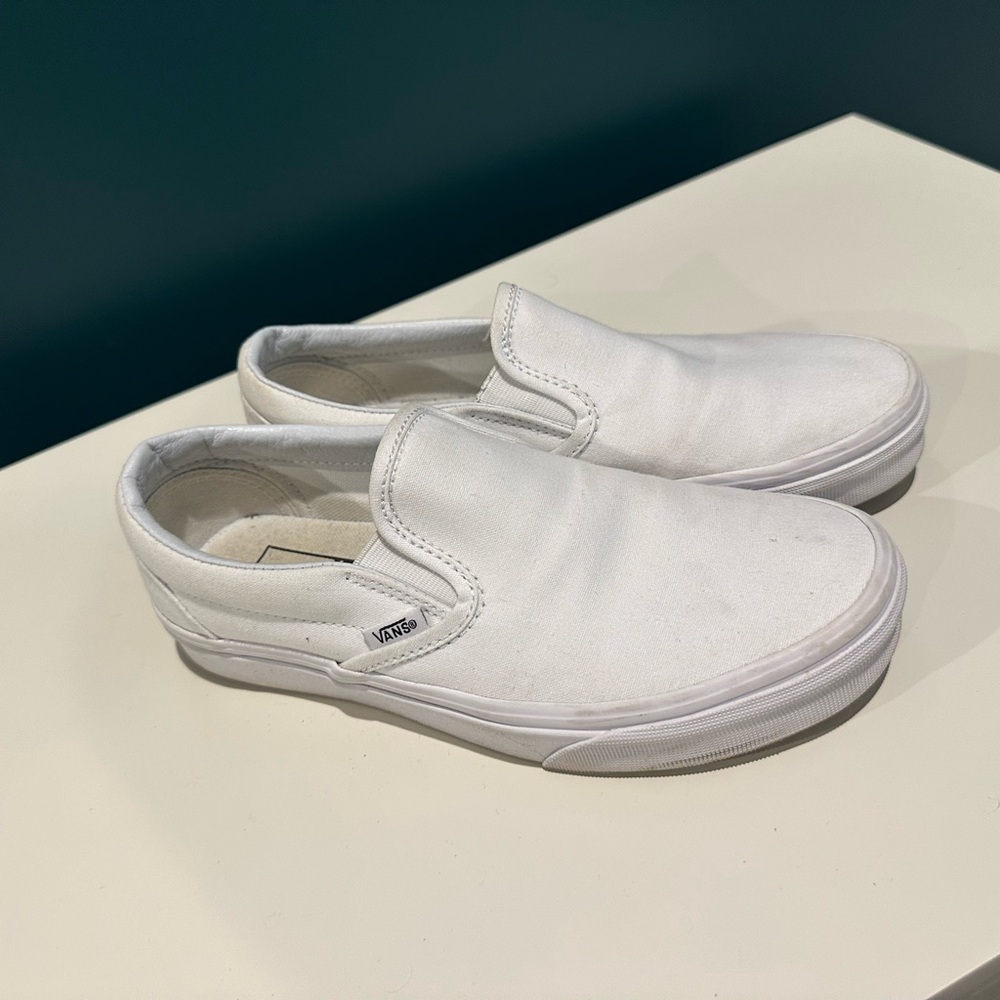 Vans Classic White Slip-On Shoes